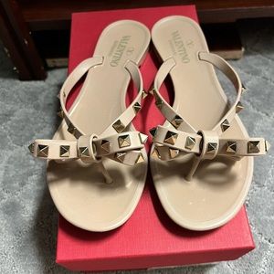 Womens Valentino thong sandal